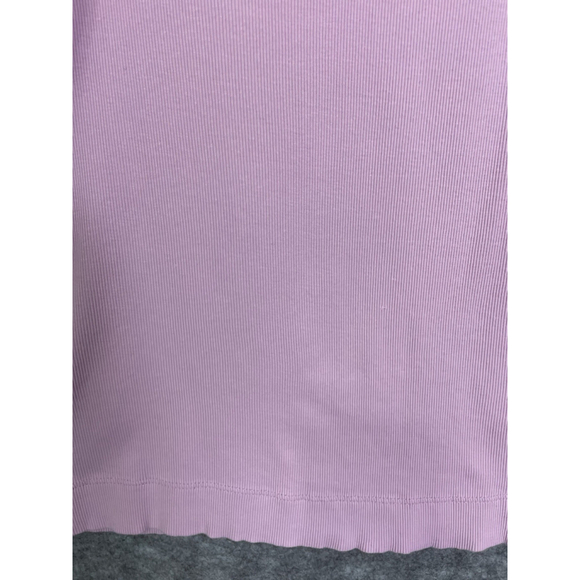 1. State Women's Pink Flutter Sleeve Ribbed Top Blouse Small Ruched Shoulders - Picture 4 of 8